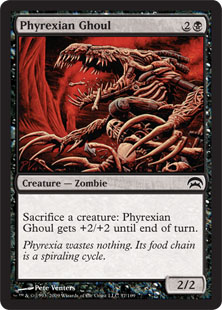 【ENG】《ファイレクシアの食屍鬼/Phyrexian Ghoul》[HOP]
