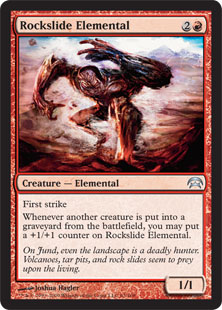 【ENG】《崖崩れの精霊/Rockslide Elemental》[HOP]