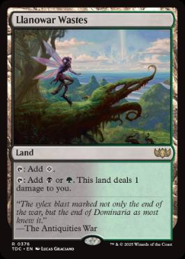 【ENG】《ラノワールの荒原/Llanowar Wastes》[TDC]