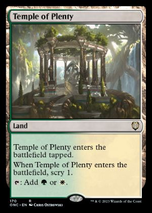 【ENG】《豊潤の神殿/Temple of Plenty》[ONC]