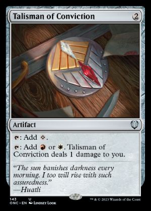 【ENG】《確信のタリスマン/Talisman of Conviction》[ONC]