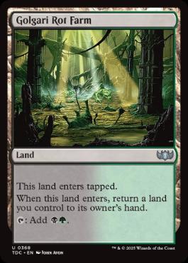 【ENG】《ゴルガリの腐敗農場/Golgari Rot Farm》[TDC]