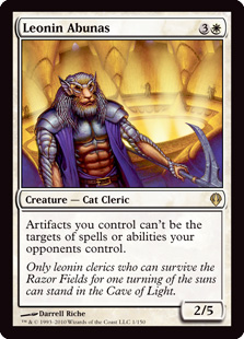 【ENG】《レオニンの高僧/Leonin Abunas》[ARC]