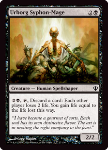【ENG】《アーボーグの吸魂魔道士/Urborg Syphon-Mage》[ARC]