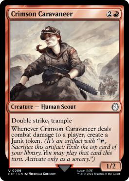 【ENG】《クリムゾン・キャラバンの商人/Crimson Caravaneer》[PIP]