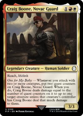 【ENG】《ノバックの守衛、クレイグ・ブーン/Craig Boone, Novac Guard》[PIP]
