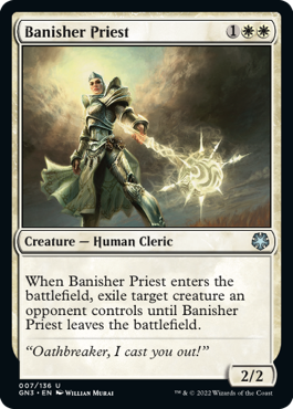 【ENG】《放逐する僧侶/Banisher Priest》[GN3]