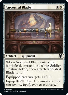 【ENG】《祖先の刃/Ancestral Blade》[GN3]