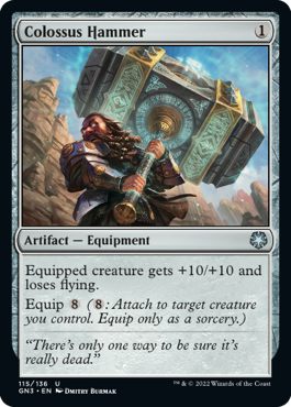 【ENG】《巨像の鎚/Colossus Hammer》[GN3]