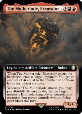 【ENG】【Foil】■拡張アート■《掘削機、マザーロード/The Motherlode, Excavator》[PIP]