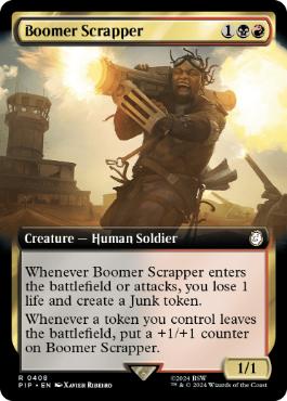 【ENG】【Foil】■拡張アート■《ブーマーの解体屋/Boomer Scrapper》[PIP]