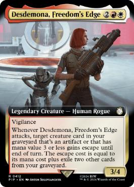 【ENG】【Foil】■拡張アート■《自由の階、デズデモーナ/Desdemona, Freedom's Edge》[PIP]