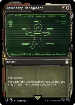 【ENG】【Foil】■ショーケース■《所持品管理/Inventory Management》[PIP]