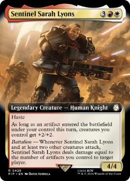 【ENG】【Foil】■拡張アート■《センチネル、サラ・リオンズ/Sentinel Sarah Lyons》[PIP]
