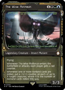【ENG】【Foil】■ショーケース■《賢きモスマン/The Wise Mothman》[PIP]