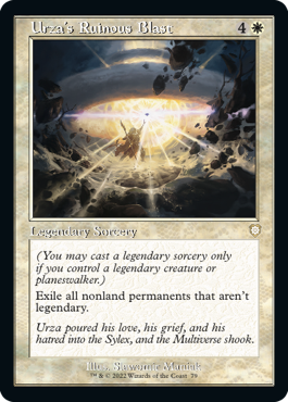 【ENG】■旧枠■《ウルザの殲滅破/Urza's Ruinous Blast》[BRC]