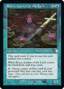 【ENG】■旧枠■《湖に潜む者、エムリー/Emry, Lurker of the Loch》[BRC]