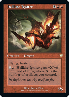 【ENG】■旧枠■《ヘルカイトの点火者/Hellkite Igniter》[BRC]