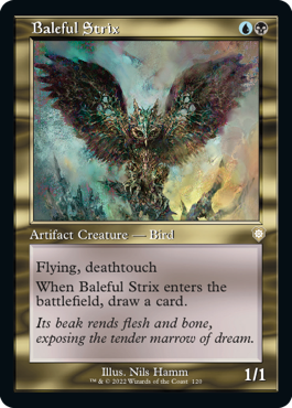 【ENG】■旧枠■《悪意の大梟/Baleful Strix》[BRC]
