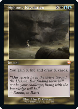 【ENG】■旧枠■《スフィンクスの啓示/Sphinx's Revelation》[BRC]
