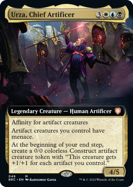 【ENG】■拡張アート■《工匠の主任、ウルザ/Urza, Chief Artificer》[BRC]