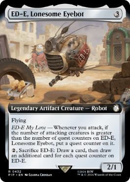 【ENG】【Foil】■拡張アート■《孤独なアイボット、ED-E/ED-E, Lonesome Eyebot》[PIP]
