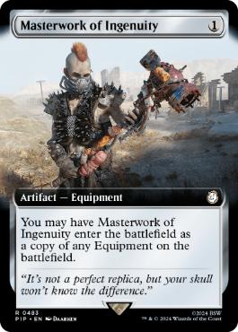 【ENG】【Foil】■拡張アート■《創意工夫の傑作/Masterwork of Ingenuity》[PIP]