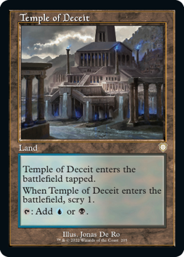 【ENG】■旧枠■《欺瞞の神殿/Temple of Deceit》[BRC]