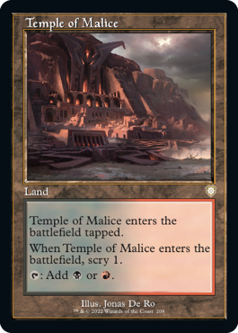 【ENG】■旧枠■《悪意の神殿/Temple of Malice》[BRC]