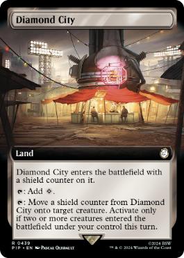 【ENG】【Foil】■拡張アート■《ダイアモンドシティ/Diamond City》[PIP]