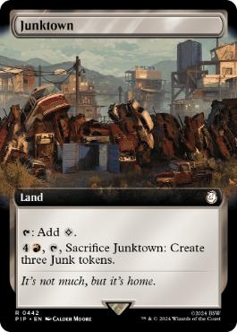 【ENG】【Foil】■拡張アート■《ジャンクタウン/Junktown》[PIP]