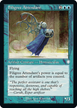 【ENG】■旧枠■《金線の従者/Filigree Attendant》[BRC]