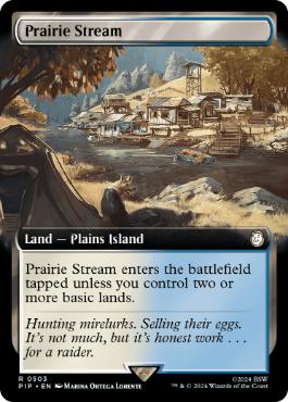 【ENG】【Foil】■拡張アート■《大草原の川/Prairie Stream》[PIP]