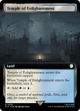 【ENG】【Foil】■拡張アート■《啓蒙の神殿/Temple of Enlightenment》[PIP]