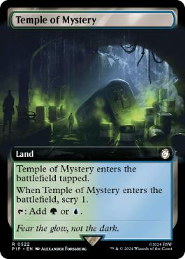 【ENG】【Foil】■拡張アート■《神秘の神殿/Temple of Mystery》[PIP]