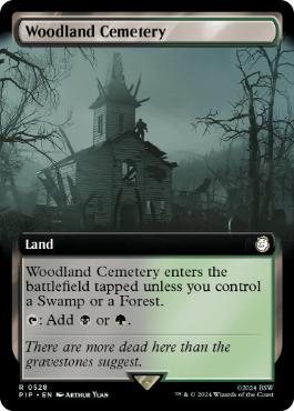 【ENG】【Foil】■拡張アート■《森林の墓地/Woodland Cemetery》[PIP]