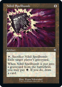 【ENG】■旧枠■《虚無の呪文爆弾/Nihil Spellbomb》[BRC]