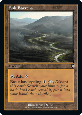 【ENG】■旧枠■《灰のやせ地/Ash Barrens》[BRC]