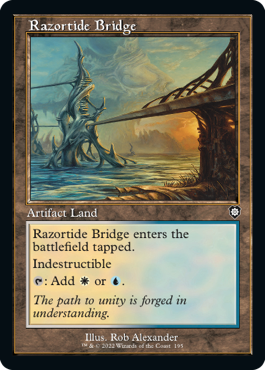 【ENG】■旧枠■《剃刀潮の橋/Razortide Bridge》[BRC]