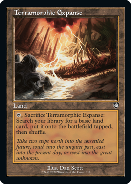 【ENG】■旧枠■《広漠なる変幻地/Terramorphic Expanse》[BRC]