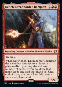 【ENG】《戦慄衆の勇者、ネヘブ/Neheb, Dreadhorde Champion》[DMC]