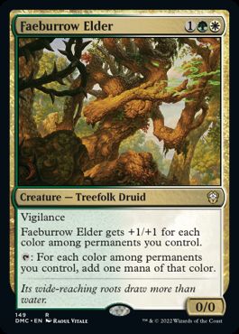 【ENG】《フェイ庄の古老/Faeburrow Elder》[DMC]