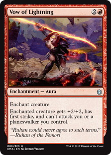 【ENG】《稲妻の誓約/Vow of Lightning》[CMA17]