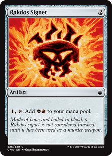 【ENG】《ラクドスの印鑑/Rakdos Signet》[CMA17]