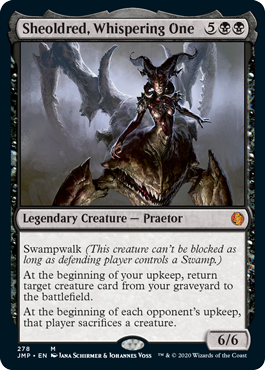 【ENG】《囁く者、シェオルドレッド/Sheoldred, Whispering One》[JMP]