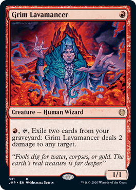 【ENG】《渋面の溶岩使い/Grim Lavamancer》[JMP]