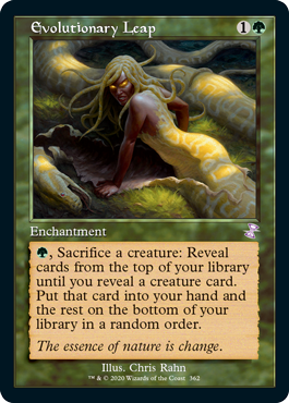 【ENG】■旧枠■《進化の飛躍/Evolutionary Leap》[TSR]