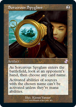 【ENG】【Foil】■旧枠■《魔術遠眼鏡/Sorcerous Spyglass》[TSR]