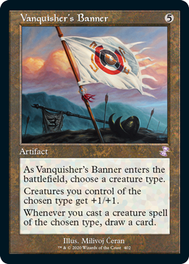 【ENG】【Foil】■旧枠■《勝者の戦旗/Vanquisher's Banner》[TSR]