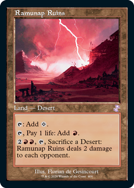 【ENG】【Foil】■旧枠■《ラムナプの遺跡/Ramunap Ruins》[TSR]